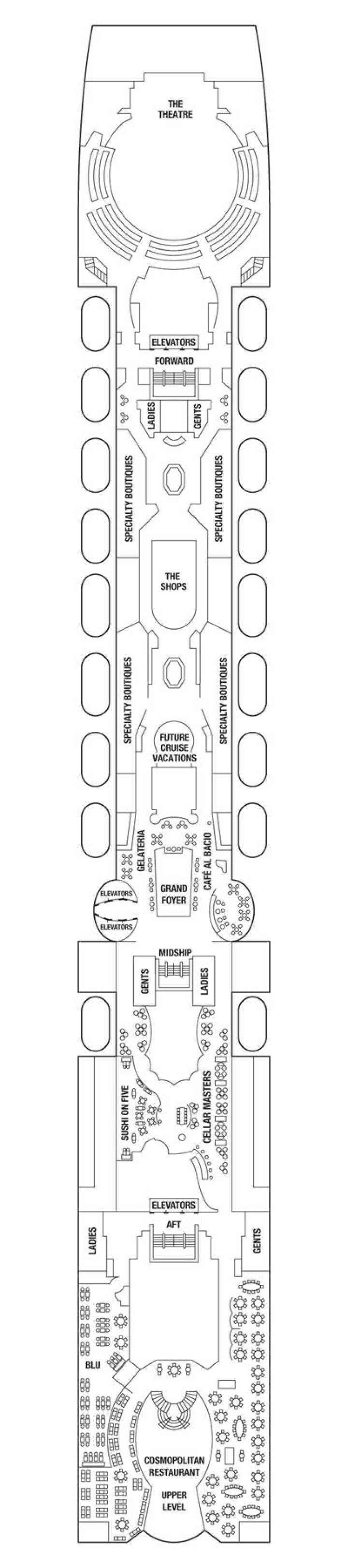 Celebrity Summit: Deck Plan & Amenities