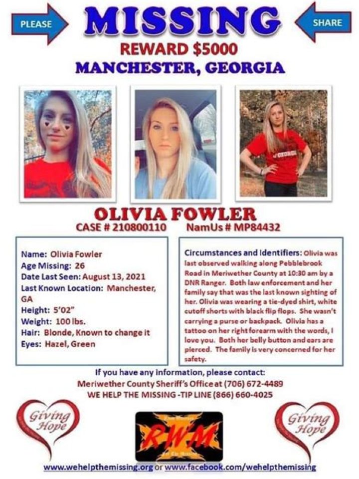 Olivia Fowler Missing